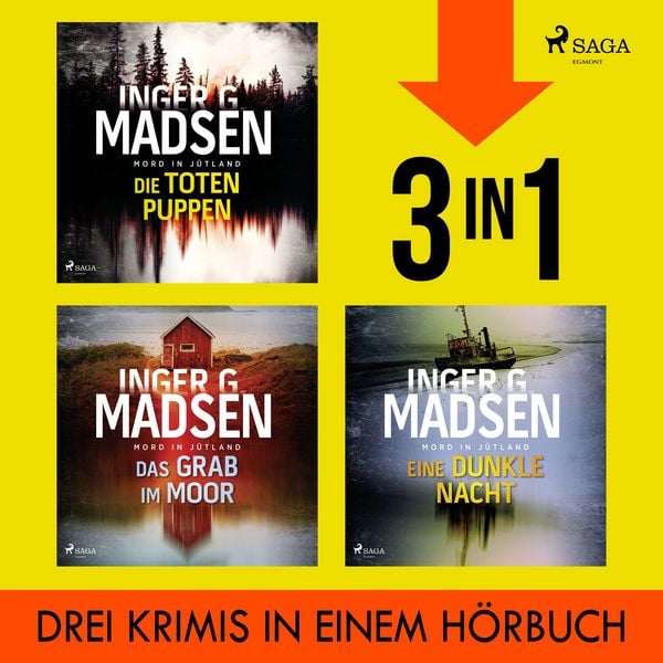 Produktbild: Die toten Puppen, Das Grab im Moor & Eine dunkle Nacht