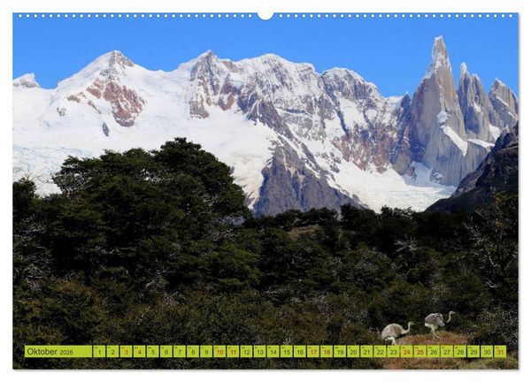 Produktbild: M&auml;rchenwelt Patagonien (hochwertiger Premium Wandkalender 2026 DIN A2 quer), Kunstdruck in Hochglanz