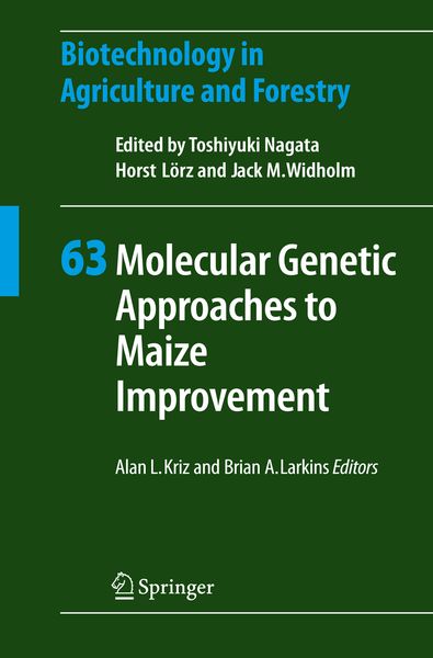 Produktbild: Molecular Genetic Approaches to Maize Improvement