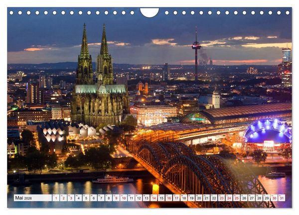 Produktbild: Deutsche Stadtansichten (Wandkalender 2026 DIN A4 quer), CALVENDO Monatskalender