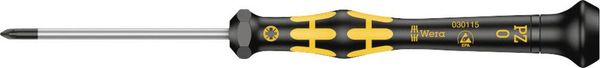 Produktbild: Wera 1555 05030115001 ESD Kreuzschlitz-Schraubendreher PZ 0 Klingenl&auml;nge: 60mm