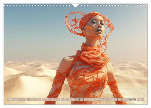 Produktbild: T&auml;nzer im surrealen Stil (Wandkalender 2026 DIN A3 quer), CALVENDO Monatskalender