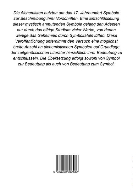 Produktbild: Alchemistische Zeichensprache