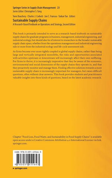 Produktbild: Sustainable Supply Chains