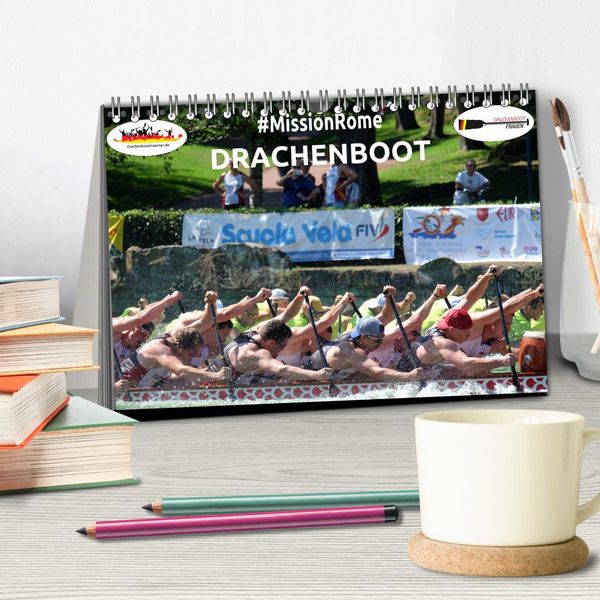 Produktbild: Drachenboot - MissionRome (Tischkalender 2026 DIN A5 quer), CALVENDO Monatskalender