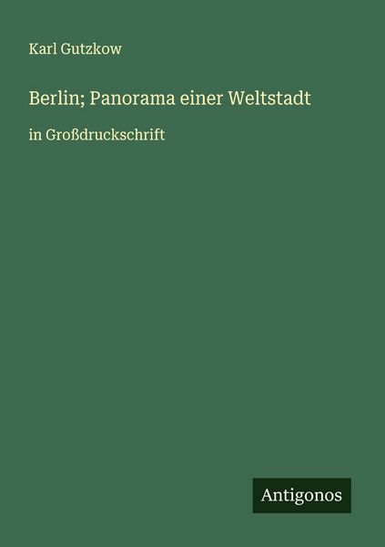 Produktbild: Berlin; Panorama einer Weltstadt
