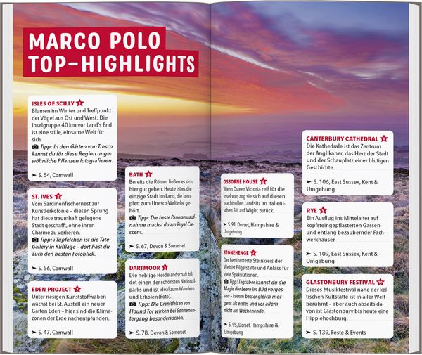 Produktbild: MARCO POLO Reisef&uuml;hrer S&uuml;dengland, Cornwall bis Kent