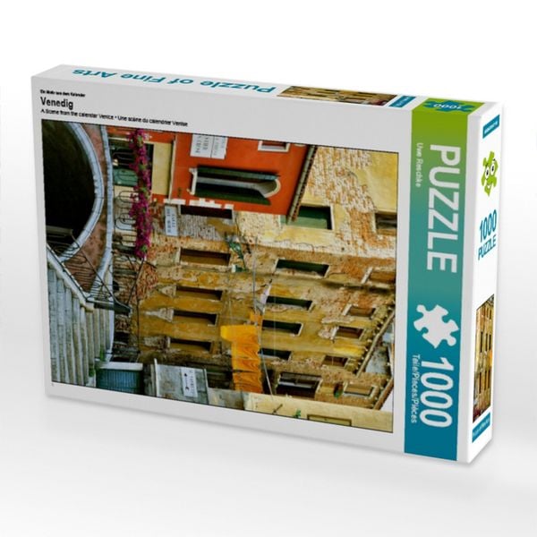 Produktbild: CALVENDO Puzzle Ein Motiv aus dem Kalender Venedig | 1000 Teile Lege-Gr&ouml;&szlig;e 64x48cm Foto-Puzzle f&uuml;r gl&uuml;ckliche Stunden