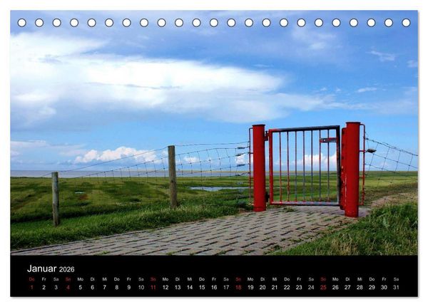 Produktbild: Ostfriesland verzaubert! (Tischkalender 2026 DIN A5 quer), CALVENDO Monatskalender