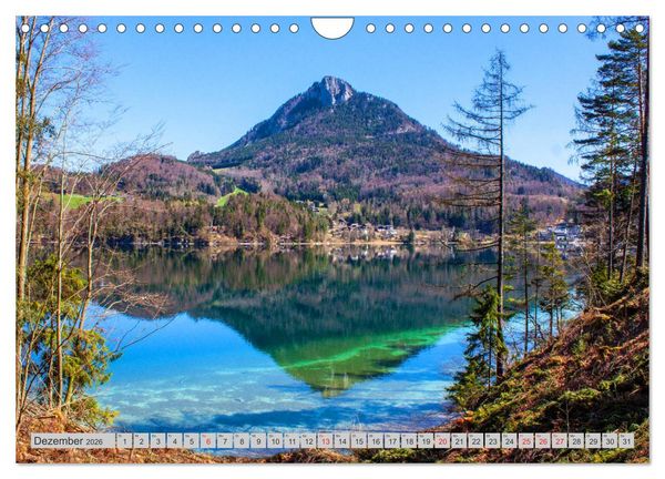 Produktbild: Rund um den Fuschlsee (Wandkalender 2026 DIN A4 quer), CALVENDO Monatskalender