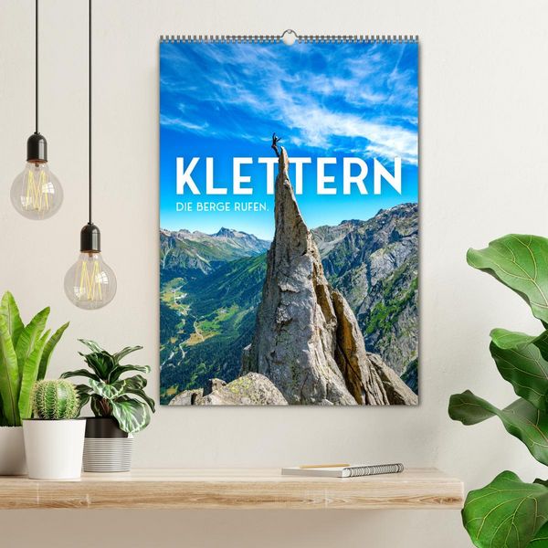Produktbild: Klettern - Die Berge rufen. (Wandkalender 2026 DIN A2 hoch), CALVENDO Monatskalender