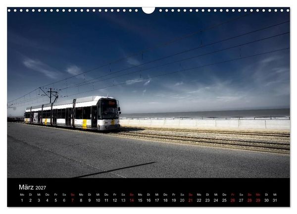 Produktbild: Kusttram Belgien (Wandkalender 2027 DIN A3 quer), CALVENDO Monatskalender