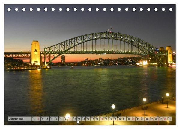 Produktbild: Australien - Australische Metropolen (Tischkalender 2026 DIN A5 quer), CALVENDO Monatskalender