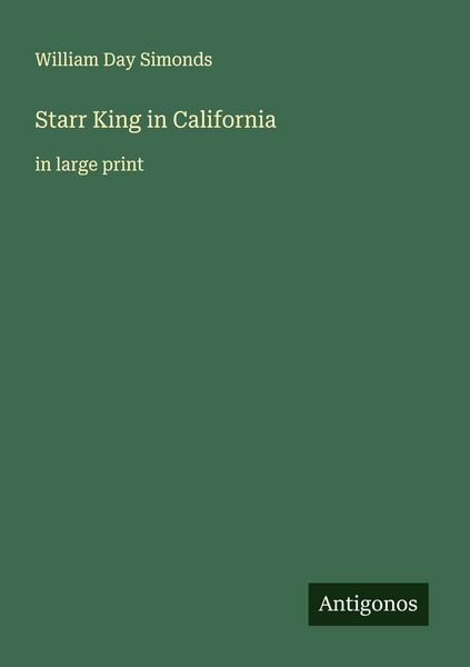Produktbild: Starr King in California