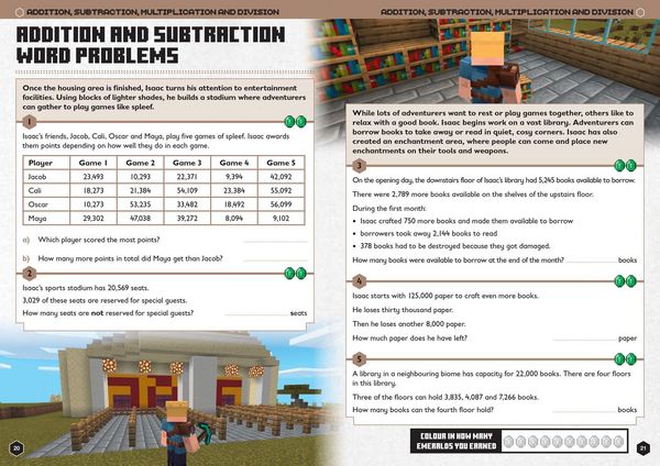 Produktbild: Minecraft Maths Ages 9-10