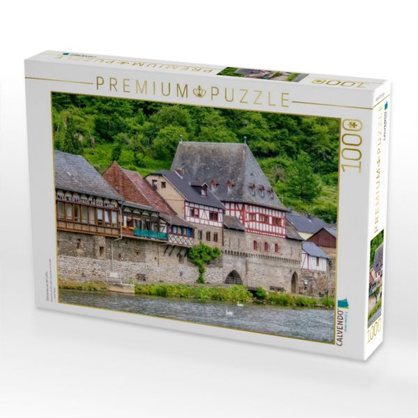 Produktbild: CALVENDO Puzzle Dausenau an der Lahn | 1000 Teile Lege-Gr&ouml;&szlig;e 64x48cm Foto-Puzzle f&uuml;r gl&uuml;ckliche Stunden