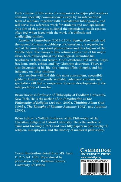Produktbild: The Cambridge Companion to Anselm