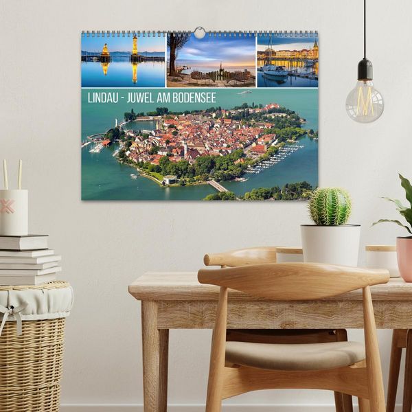 Produktbild: Lindau - Juwel am Bodensee (Wandkalender 2026 DIN A3 quer), CALVENDO Monatskalender
