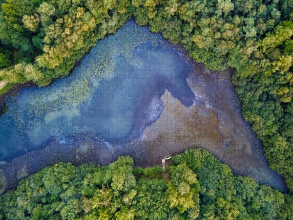 Produktbild: CALVENDO Puzzle neunziggrad I photoart: die erde von oben | 1000 Teile Lege-Gr&ouml;&szlig;e 64x48cm Foto-Puzzle f&uuml;r gl&uuml;ckliche Stunden