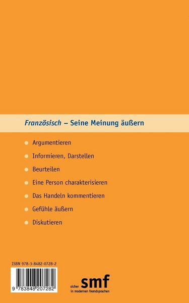 Produktbild: Franz&ouml;sisch - seine Meinung &auml;u&szlig;ern