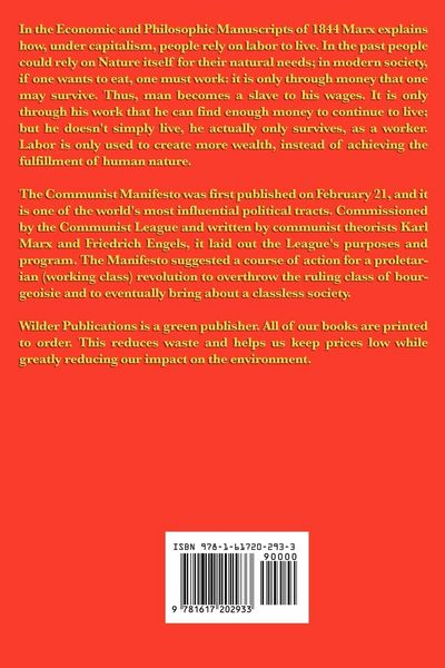 Produktbild: Economic and Philosophic Manuscripts of 1844 and the Manifesto of the Communist Party