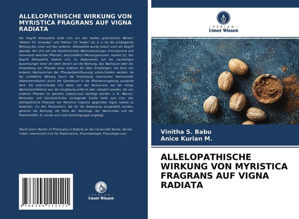 Produktbild: Allelopathische Wirkung von Myristica Fragrans Auf Vigna Radiata