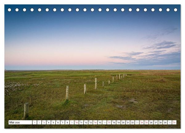 Produktbild: Eiderstedt - Willkommen am Watt (Tischkalender 2026 DIN A5 quer), CALVENDO Monatskalender