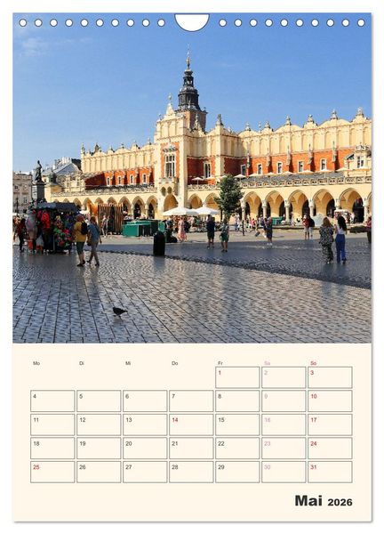 Produktbild: Wundersch&ouml;nes Krakau (Wandkalender 2026 DIN A4 hoch), CALVENDO Monatskalender