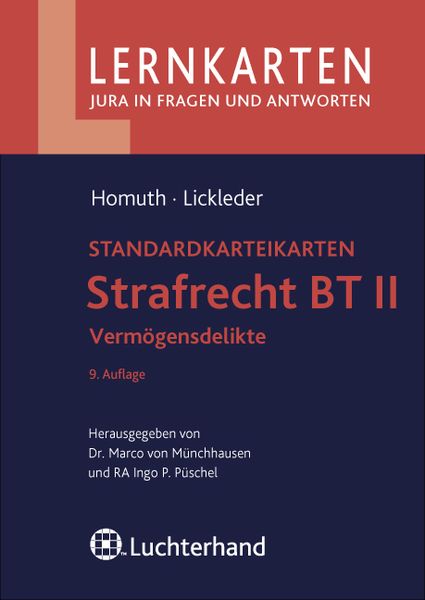 Produktbild: Strafrecht BT II - Verm&ouml;gensdelikte