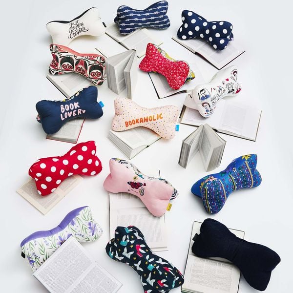 Leseknochen "Polka Dots", blau