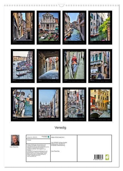 Produktbild: Venedig (Wandkalender 2026 DIN A2 hoch), CALVENDO Monatskalender