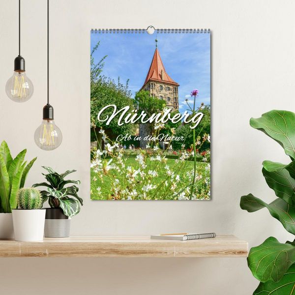 Produktbild: N&uuml;rnberg Ab in die Natur (Wandkalender 2026 DIN A3 hoch), CALVENDO Monatskalender