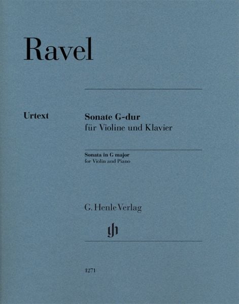 Produktbild: Maurice Ravel - Violinsonate G-Dur