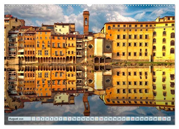 Produktbild: Florenz - Sch&ouml;nheit in der Toskana (Wandkalender 2026 DIN A2 quer), CALVENDO Monatskalender