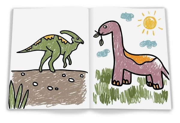 Produktbild: Mein erstes superdickes Malbuch. Dinosaurier