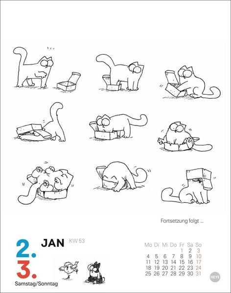 Produktbild: Simons Katze Tagesabrei&szlig;kalender 2027