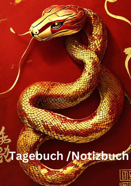 Produktbild: Tagebuch / Notizbuch Chinesische Tierkreis Schlange