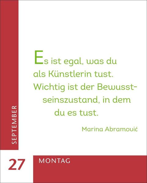 Produktbild: 365 Zitate von Frauen Mini-Geschenkkalender 2027