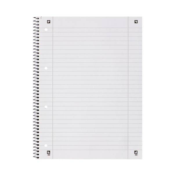 Produktbild: OXFORD Collegeblock A4+ 80 Blatt, liniert mit Rand links und rechts, 90 g/m&sup2;, 4fach gelocht