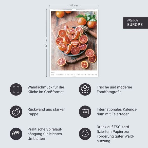 Produktbild: Food Gallery Kalender 2027