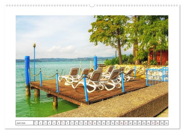 Produktbild: Sirmione - sch&ouml;nster Ort am Gardasee (Wandkalender 2026 DIN A2 quer), CALVENDO Monatskalender