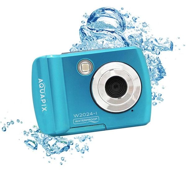 Easypix W2024'Splash' Digitalkamera 16 Megapixel Ice, Blue Unterwasserkamera