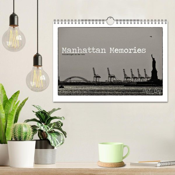 Produktbild: Manhattan Memories - Erinnerungen an New York (Wandkalender 2026 DIN A4 quer), CALVENDO Monatskalender