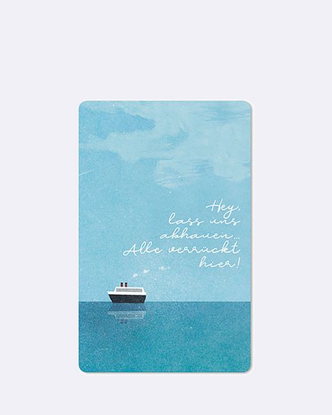 Produktbild: Lunacard Postkarte *Hey lass uns abhauen..