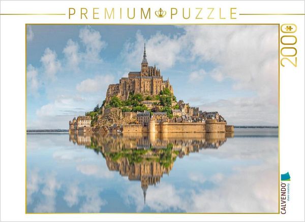Produktbild: CALVENDO Puzzle Mont Saint Michel, Normandie, Frankreich | 2000 Teile Lege-Gr&ouml;&szlig;e 90x67cm Foto-Puzzle f&uuml;r gl&uuml;ckliche Stunden