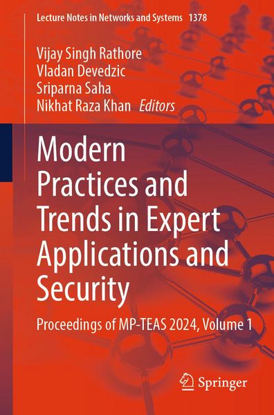 Produktbild: Modern Practices and Trends in Expert Applications and Security