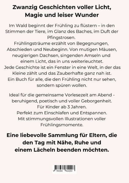 Produktbild: Fr&uuml;hlingstr&auml;ume - Gute-Nacht-Geschichten f&uuml;r Kinder ab 3 Jahren