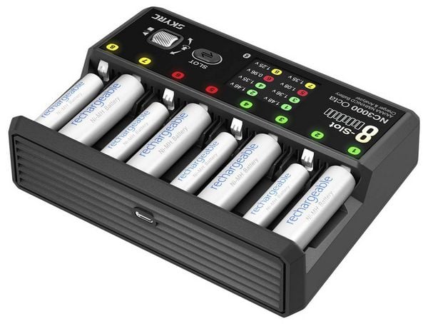 Produktbild: SKYRC NC3000 Octa Ladeger&auml;t NiMH, NiCd Mignon (AA), Micro (AAA)