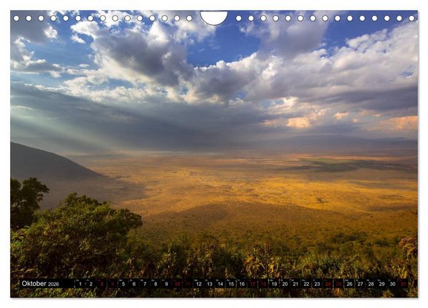 Produktbild: Tansania - Tierwanderung in der Serengeti (Wandkalender 2026 DIN A4 quer), CALVENDO Monatskalender