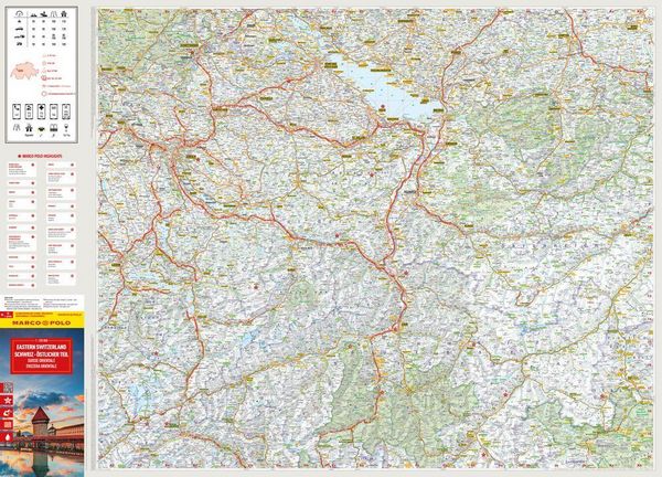 Produktbild: MARCO POLO Reisekarte Schweiz 02 &Ouml;stlicher Teil 1:225.000